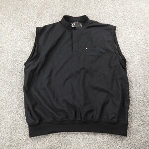 Zero Restriction Vest Mens XL Black Pullover Lightweight Performance Golf Jacket